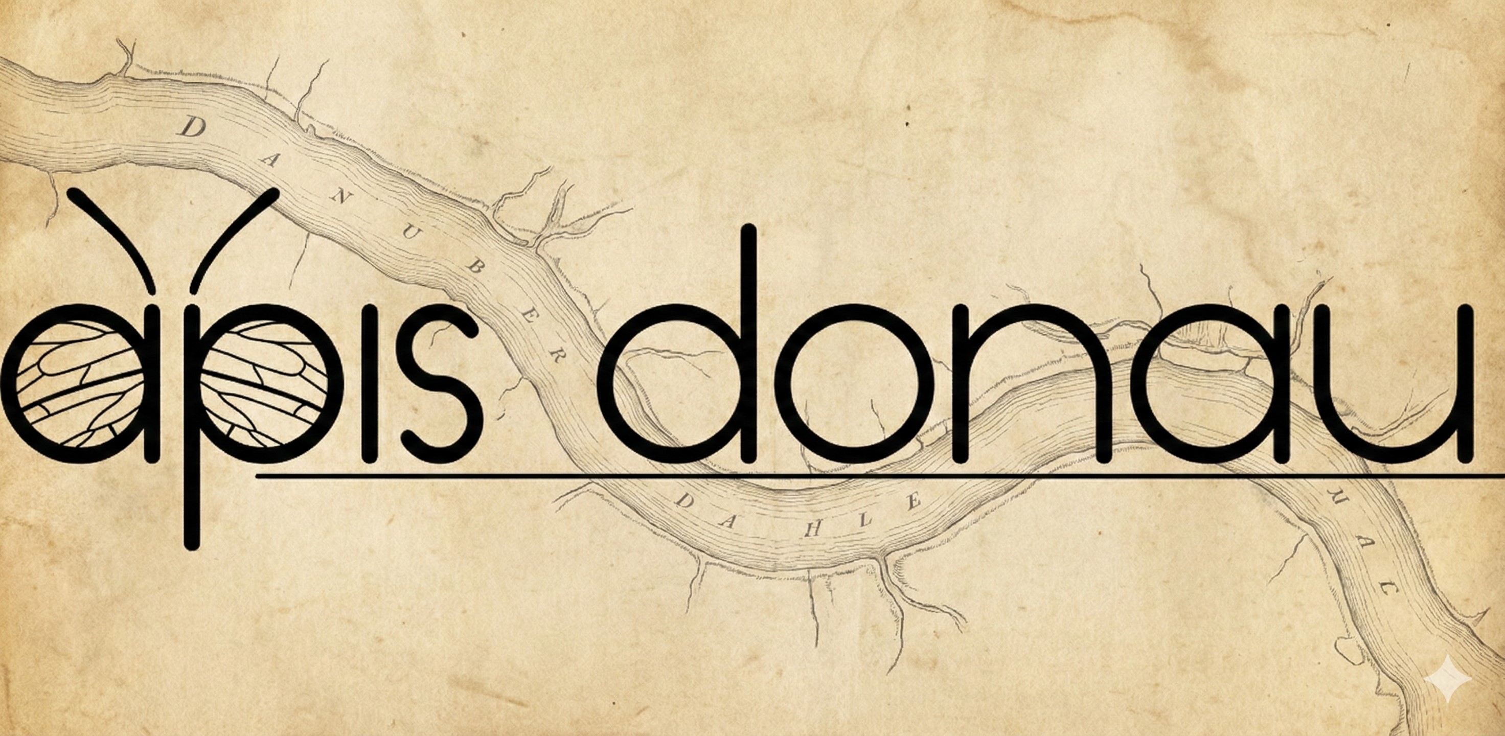 Illustration artistique Apis Donau style aquarelle