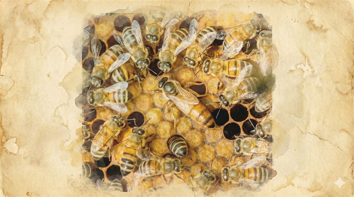 Abeille Buckfast Aquarelle